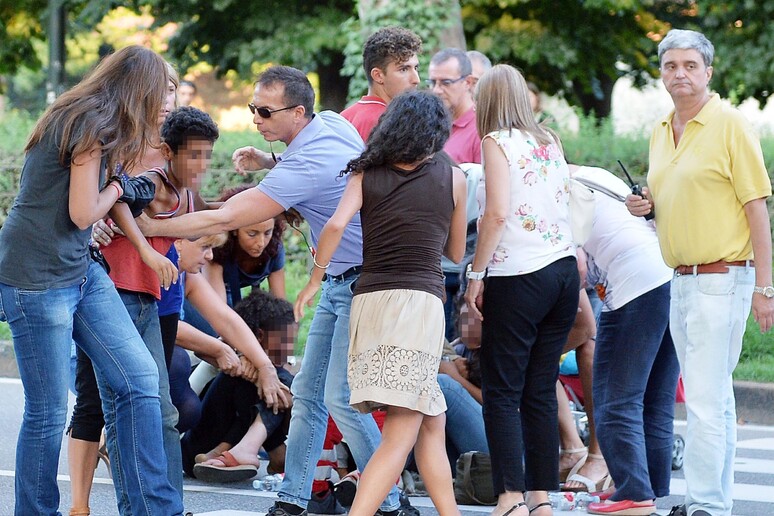 Un gruppo familiare - RIPRODUZIONE RISERVATA