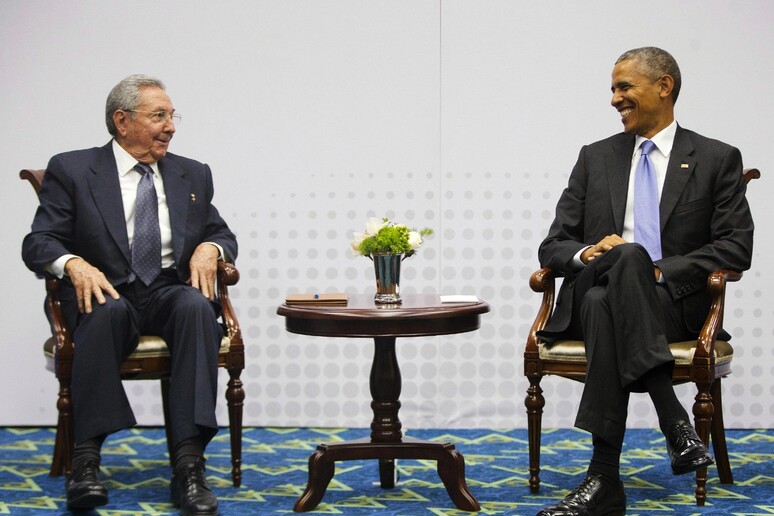 Barack Obama e Raoul Castro © ANSA/AP
