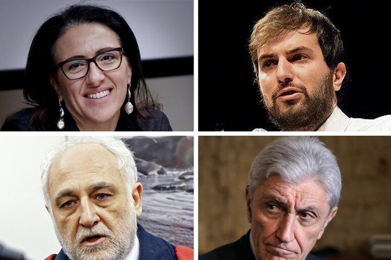 Pd, Primarie a Napoli, i candidati - Da sx, alto: Valeria Valente, Marco Sarracino, Antonio Bassolino e Antonio Marfell - RIPRODUZIONE RISERVATA
