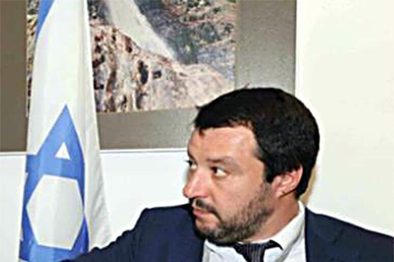 Matteo Salvini a Gerusalemme, in Israele - RIPRODUZIONE RISERVATA