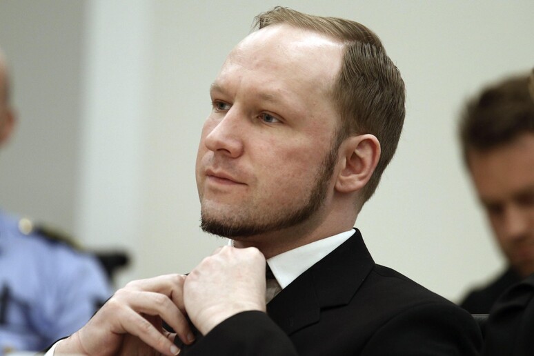 Anders Behring Breivik © ANSA/EPA