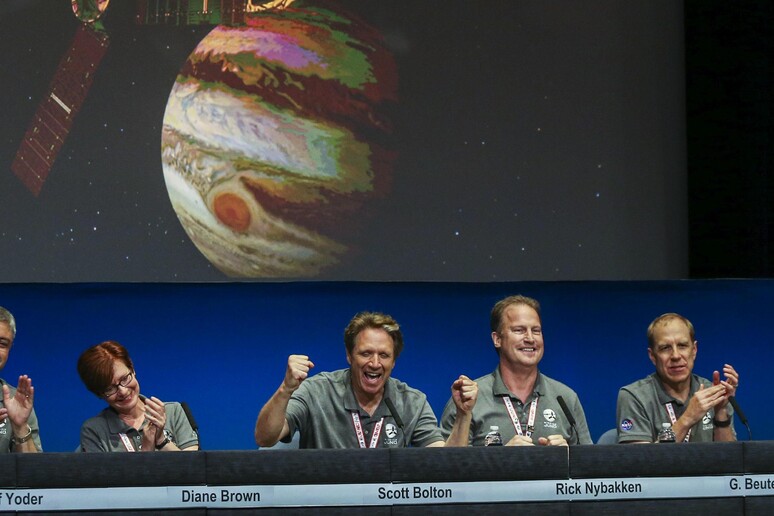 La sonda Juno della Nasa è entrata nell 'orbita di Giove © ANSA/AP