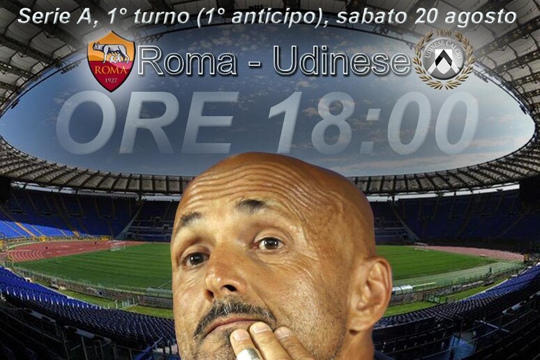 Serie A, alle 18:00 Roma-Udinese - RIPRODUZIONE RISERVATA