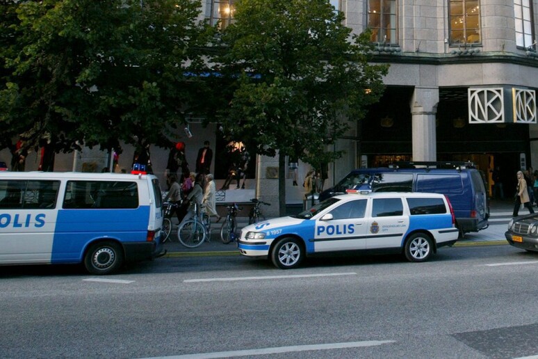 Foto d 'archivio della polizia di Stoccolma - RIPRODUZIONE RISERVATA