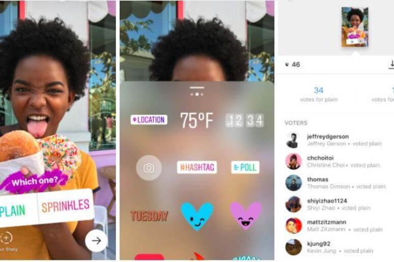 Instagram insegue Snapchat, arrivano i sondaggi - RIPRODUZIONE RISERVATA