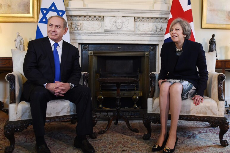 Benyamin Netanyahu e Theresa May © ANSA/EPA