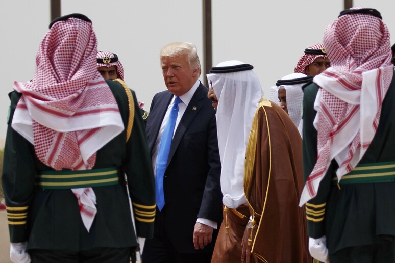 Trump a Riad © ANSA/AP