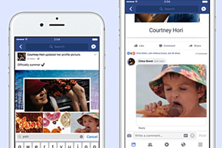 Le  'Gif ' hanno 30 anni, Facebook le inserisce nei commenti - RIPRODUZIONE RISERVATA