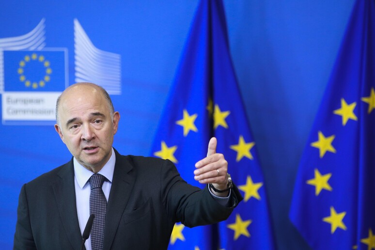 Il commissario Pierre Moscovici, archivio © ANSA/EPA