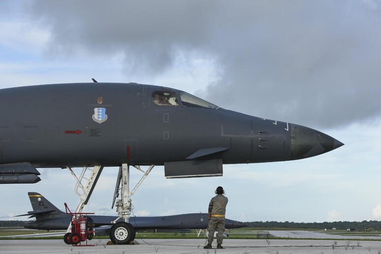 US Air Force B-1B Lancers at Andersen Air Force Base in Guam © ANSA/EPA