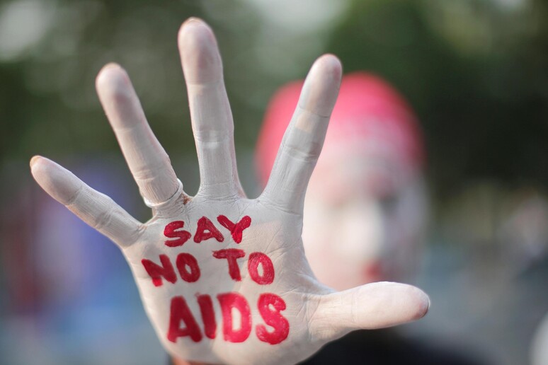 Campagna contro Aids © ANSA/EPA