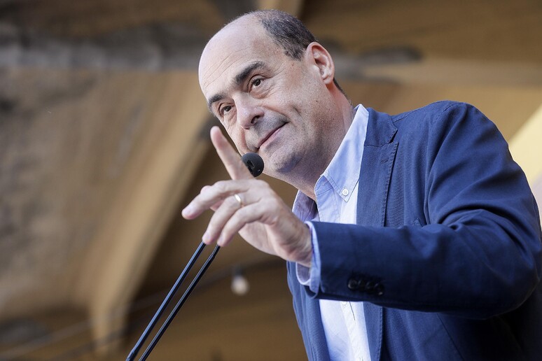 Pd: il candidato alla segreteria Zingaretti - RIPRODUZIONE RISERVATA