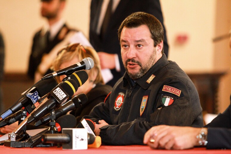 Matteo Salvini in una foto di archivio - RIPRODUZIONE RISERVATA