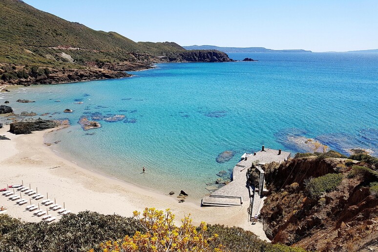 Spiagge Spiaggia di Masua, Iglesias (CI) Sardegna - RIPRODUZIONE RISERVATA