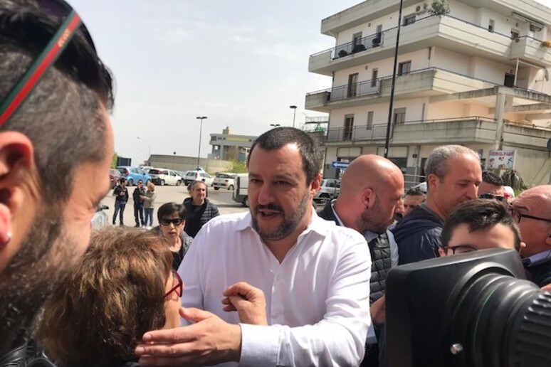 Matteo Salvini a Campobasso (archivio) - RIPRODUZIONE RISERVATA
