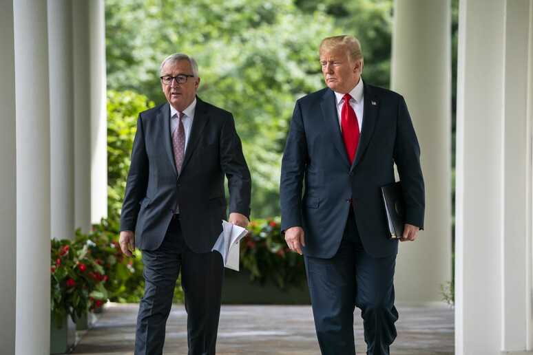 Trump e Juncker © ANSA/EPA