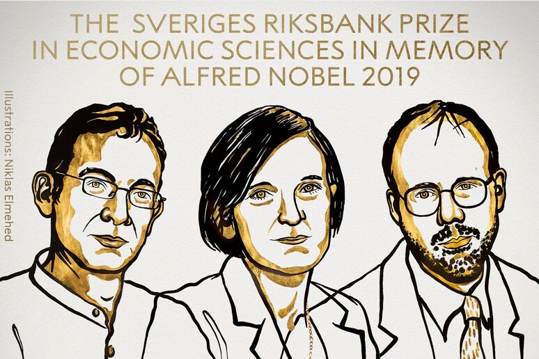 Nobel Economia 2019 a Abhijit Banerjee, Esther Duflo e Michael Kremer - RIPRODUZIONE RISERVATA