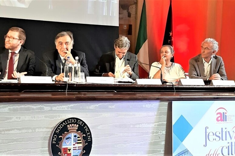 Il sindaco di Ancona Valeria Mancinelli al Festival delle Citt??. - RIPRODUZIONE RISERVATA