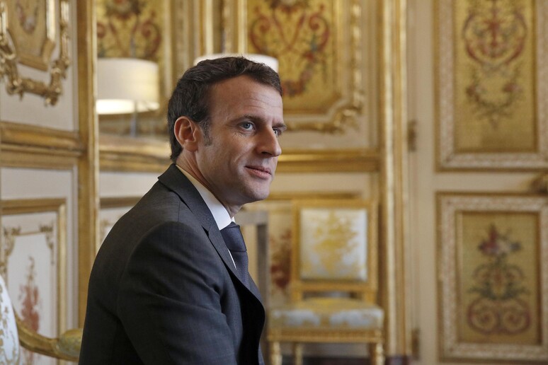 Il presidente della Francia, Emmanuel Macron © ANSA/EPA