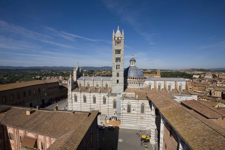 Duomo di Siena - vista della Cattedrale dal Facciatone - RIPRODUZIONE RISERVATA