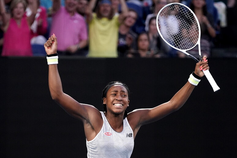 Gauff agli Australian Open © ANSA/EPA