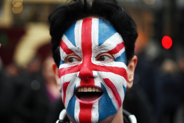 Un manifestante pro Brexit © ANSA/EPA