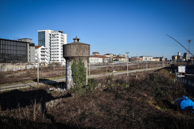 Milano, veduta dello scalo di Porta Romana - RIPRODUZIONE RISERVATA