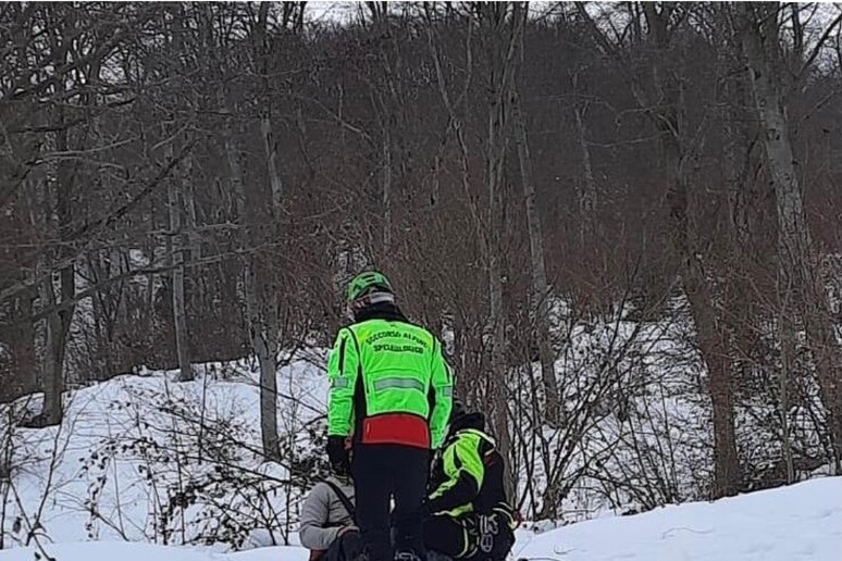 Bikers salvati dopo notte all 'addiaccio - RIPRODUZIONE RISERVATA