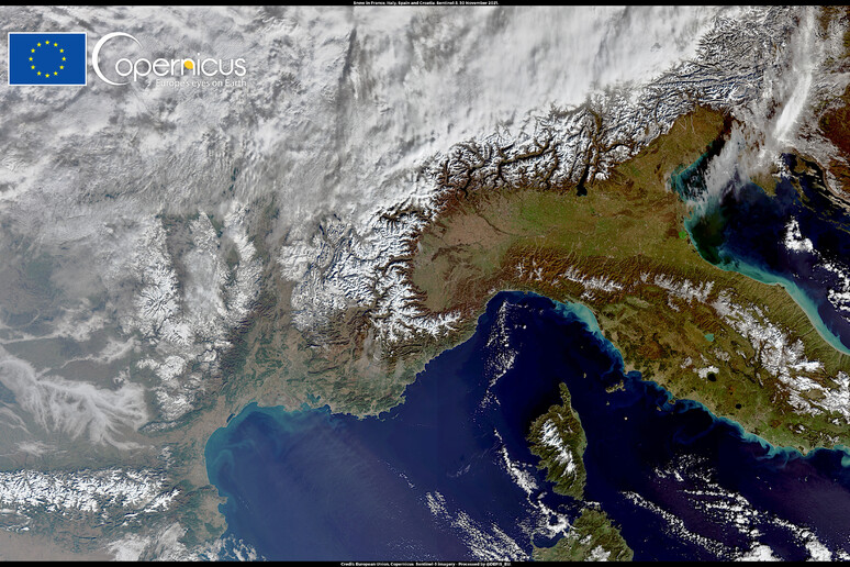 mappa delle alpi europee