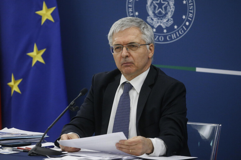 Il ministro dell 'Economia, Daniele Franco in una foto di archivio - RIPRODUZIONE RISERVATA