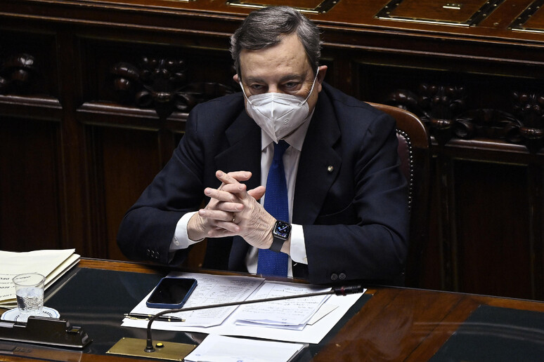 Il premier, Mario Draghi - RIPRODUZIONE RISERVATA
