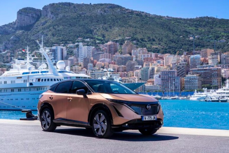 Nissan Ariya muove i  	'primi passi 	' sul circuito di Monaco - RIPRODUZIONE RISERVATA