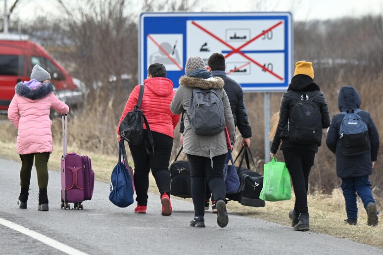 Ucraina: Unhcr,oltre 500 mila i profughi fuggiti dal Paese © ANSA/AFP