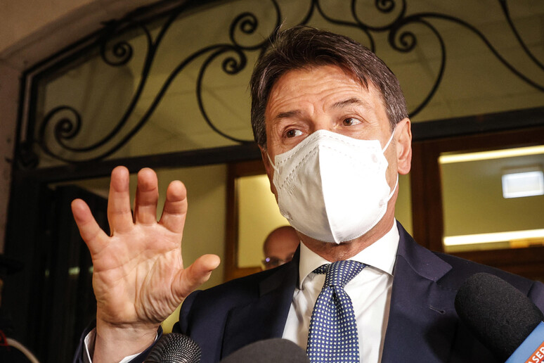 Giuseppe Conte in una foto d 'archivio - RIPRODUZIONE RISERVATA