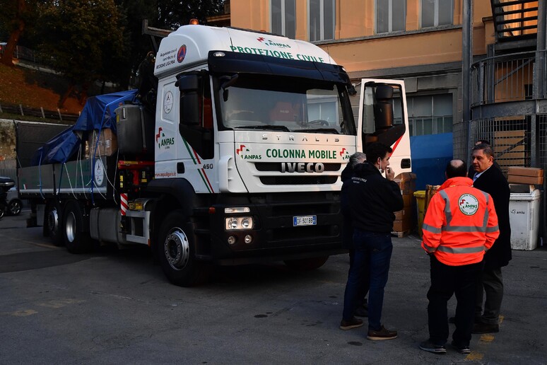 Ucraina: colonna mobile Protezione Civile Liguria verso Udine con medicinali - RIPRODUZIONE RISERVATA