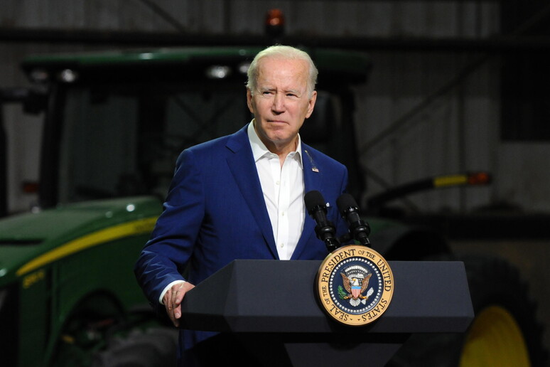 Il presidente americano Joe Biden © ANSA/EPA
