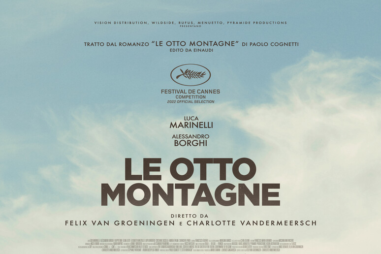 Cannes: Le otto montagne, prime immagini film Borghi-Marinelli - Libri -  Libri e film 