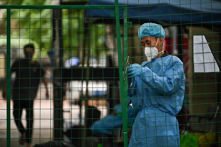Lockdown a Shanghai © ANSA/AFP