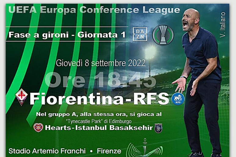 UECL, Fiorentina-RFS - RIPRODUZIONE RISERVATA