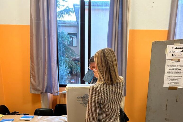 Comunali a Foggia, seggio elettorale - RIPRODUZIONE RISERVATA