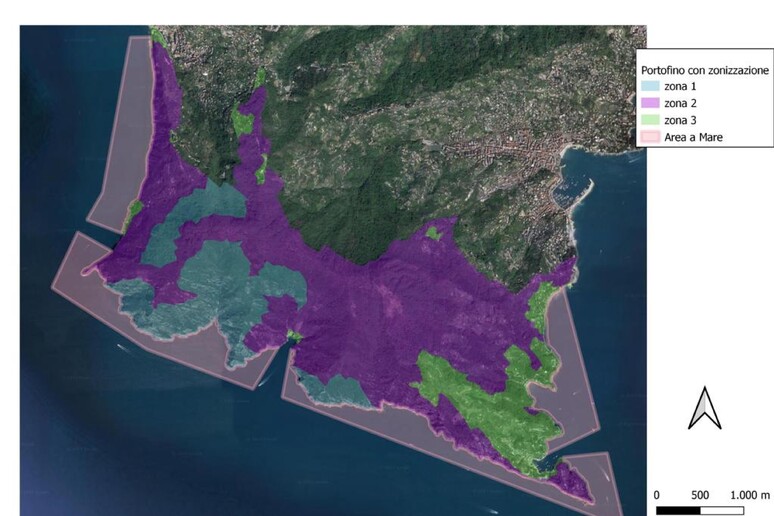 I confini provvisori del Parco nazionale di Portofino approvati dal Ministero dell 'Ambiente - RIPRODUZIONE RISERVATA