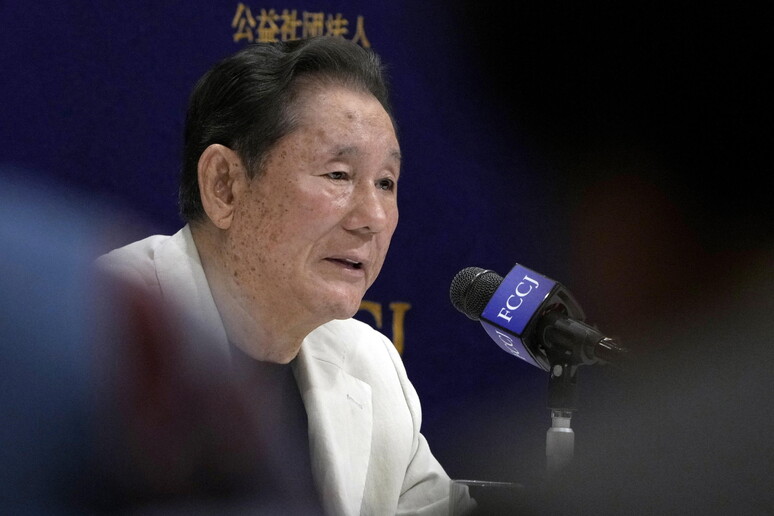 press conference by Japanese comedian, film director and actor Takeshi Kitano © ANSA/EPA