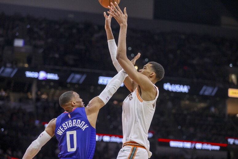 Los Angeles Clippers-San Antonio Spurs © ANSA/EPA