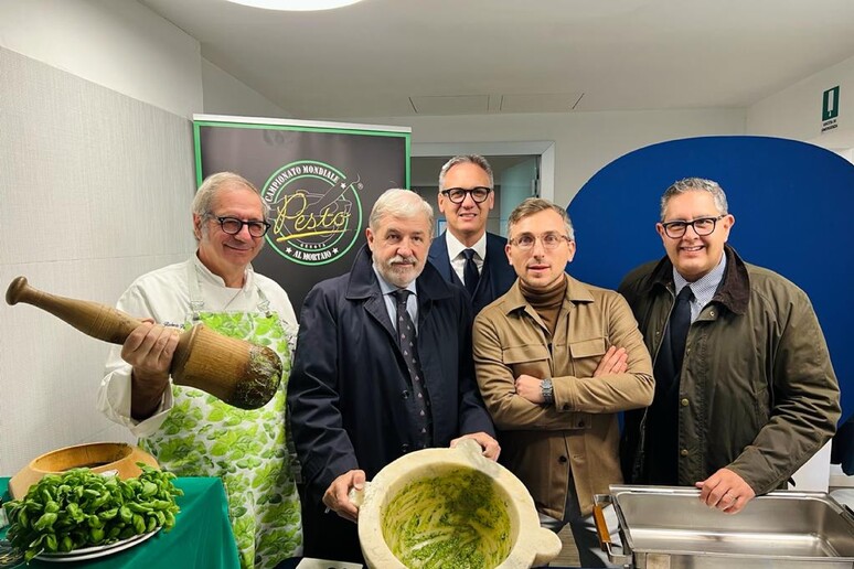 La campagna  'Pesto, Masterpiece of Liguria ' al derby Sampdoria-Spezia - RIPRODUZIONE RISERVATA