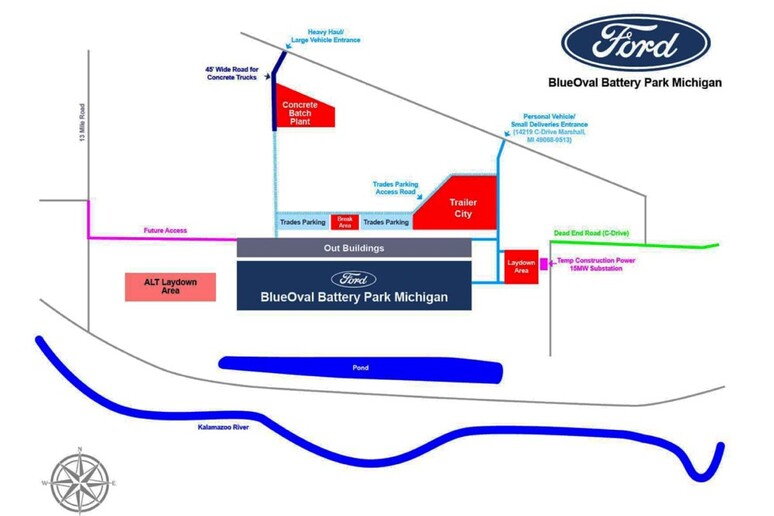 Ford Usa riprende costruzione fabbrica batterie a Marshall - RIPRODUZIONE RISERVATA