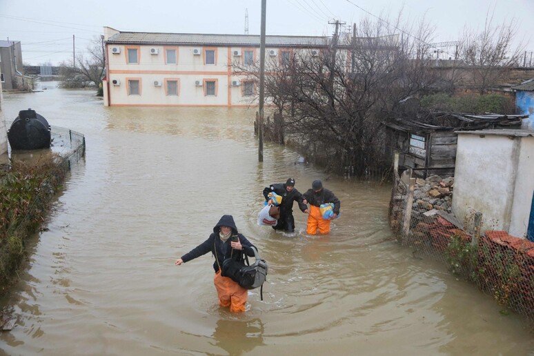 Gli effetti dell 'uragano © ANSA/AFP