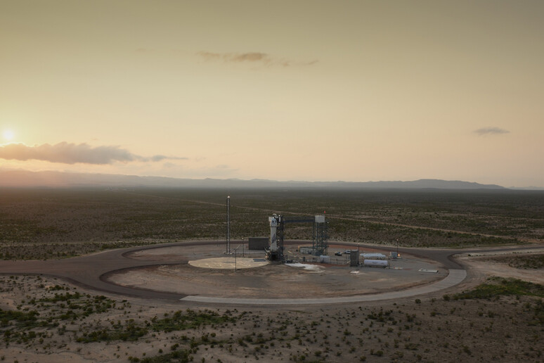 Il lancio avverrà dalla base della Blue Origin, situata in Texas (fonte: Blue Origin) -     RIPRODUZIONE RISERVATA