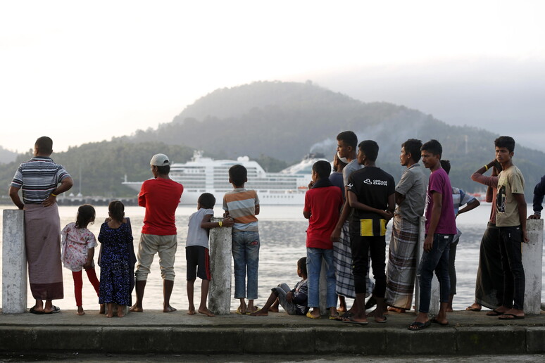 Rohingya refugees find shelter in Sabang, Indonesia © ANSA/EPA