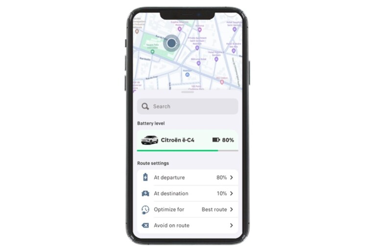 Da Citroën e-Routes, trip planner per auto elettriche © ANSA/Citroën