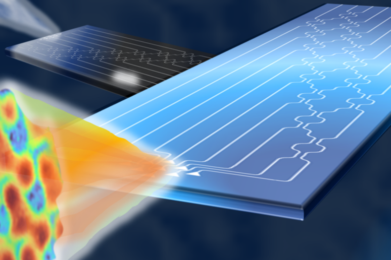 È pronto il chip che sa calcolare la forma ottimale di un fascio di luce (fonte: Ufficio Stampa del Politecnico di Milano e della Scuola Superiore Sant 'Anna) -     RIPRODUZIONE RISERVATA